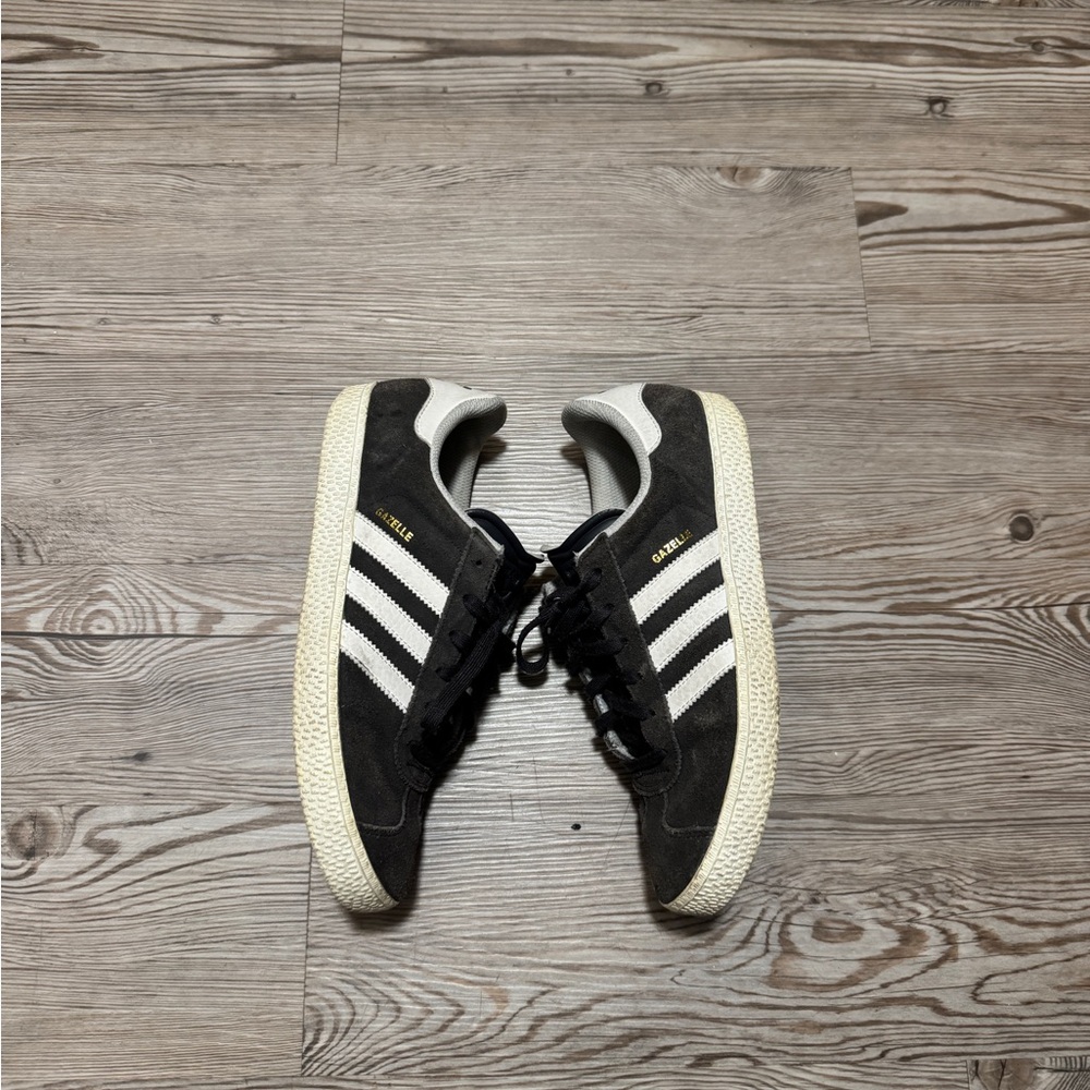 Adidas Gazelle Grey & White Suede Sneakers